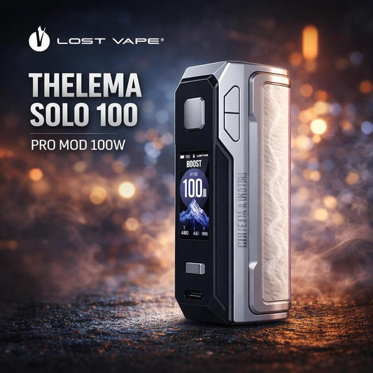 Lost Vape Thelema Solo 100 Pro Mod 100W (Single 18650/21700)-FrenzyFog