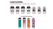 Load image into Gallery viewer, Vaporesso LUXE Q Pod Cartridge  (4pcs/pack) (preorder)