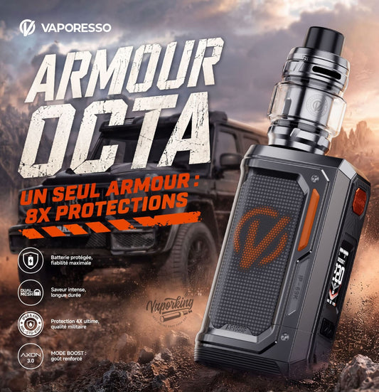 Vaporesso Armour OCTA Mod Kit 220W with iTank T Dual Mesh Tank 6ml-FrenzyFog