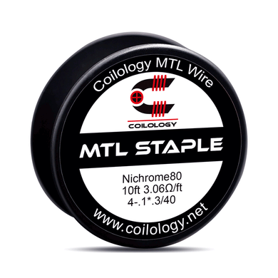 10ft Coilology MTL Staple Spool Wire-Ni80 4-.1*.3/40ga(3.06ohm)-FrenzyFog-Beirut-Lebanon